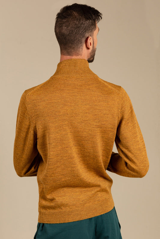 Suéter Albert Bebé Alpaca Color Senape