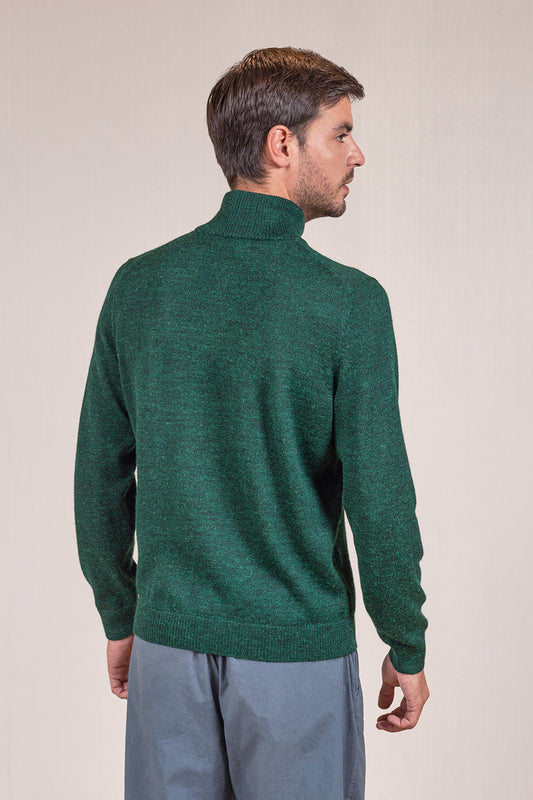 Suéter Albert Baby Alpaca Color Picea