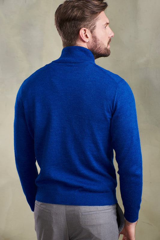 Suéter Albert Baby Alpaca Color Azul