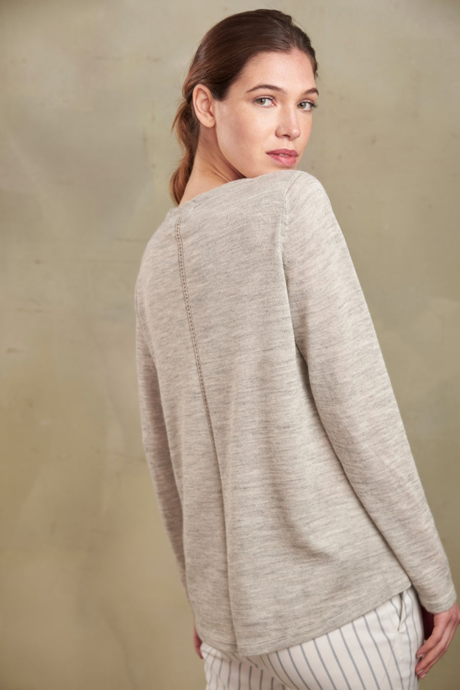 Suéter Teach Baby Alpaca Color Avena