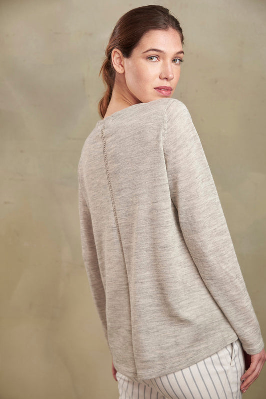 Suéter Teach Baby Alpaca Color Avena