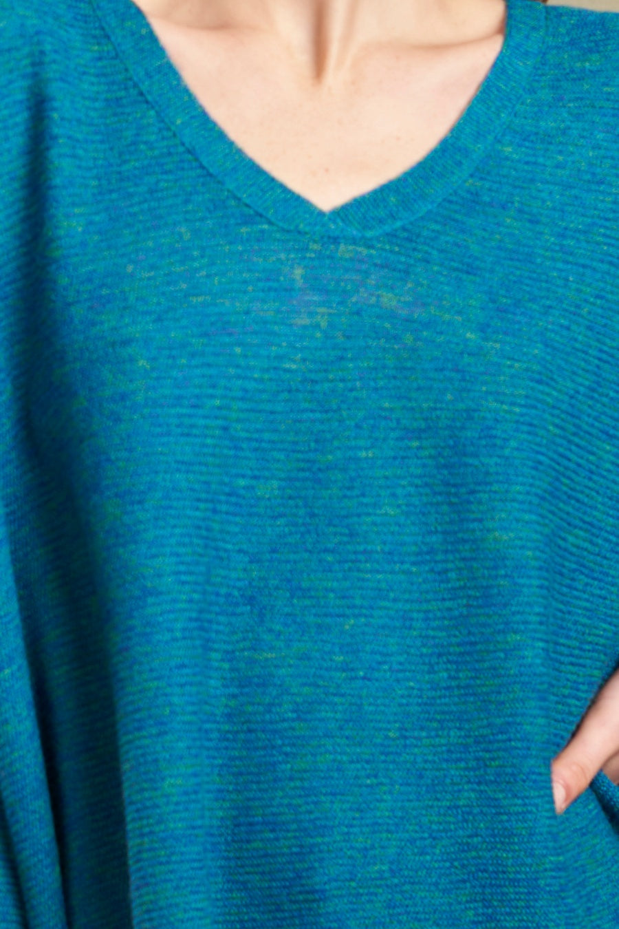 Suéter Talisman Baby Alpaca Color Lago
