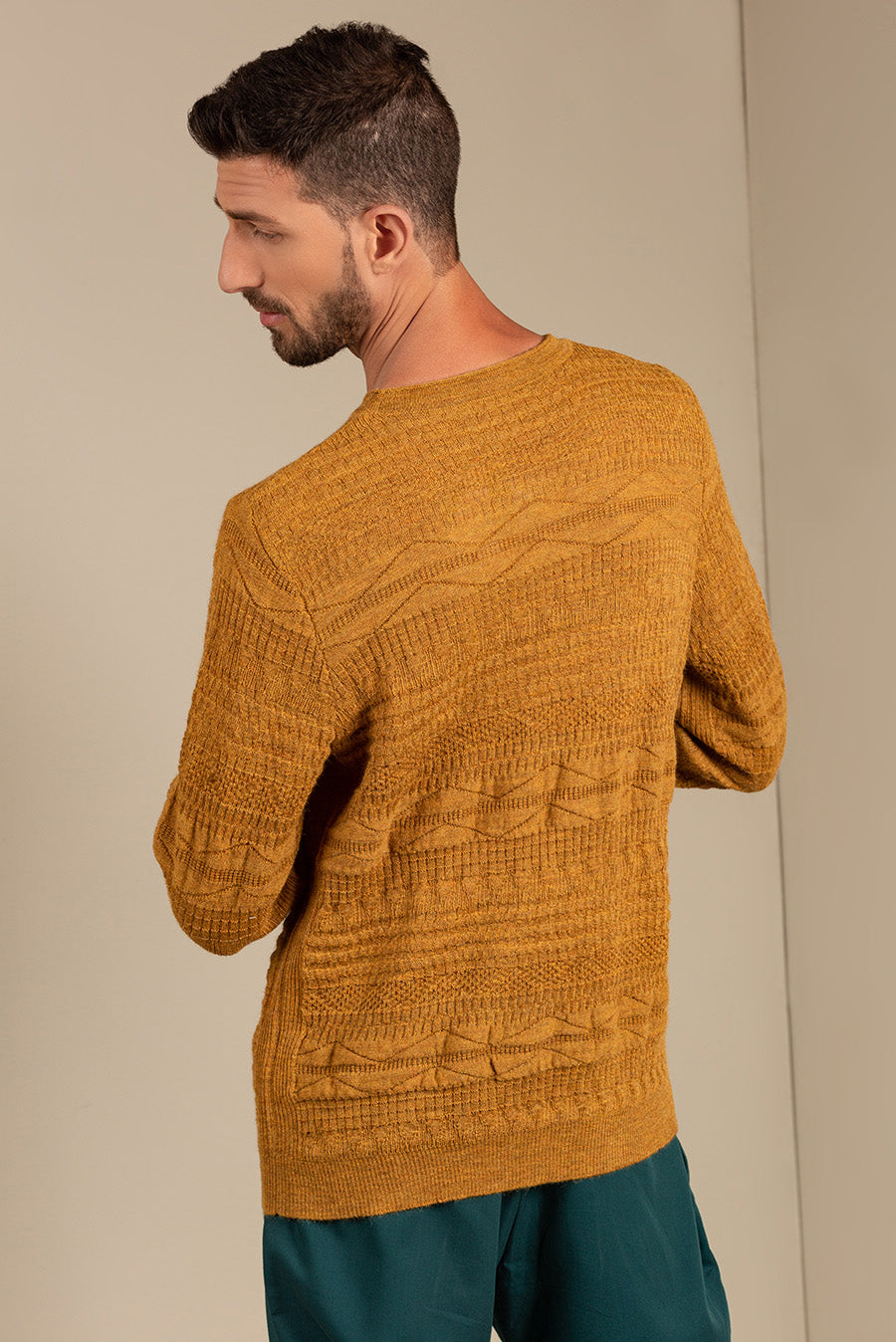 Uptown Sweater Baby Alpaca Color Senape