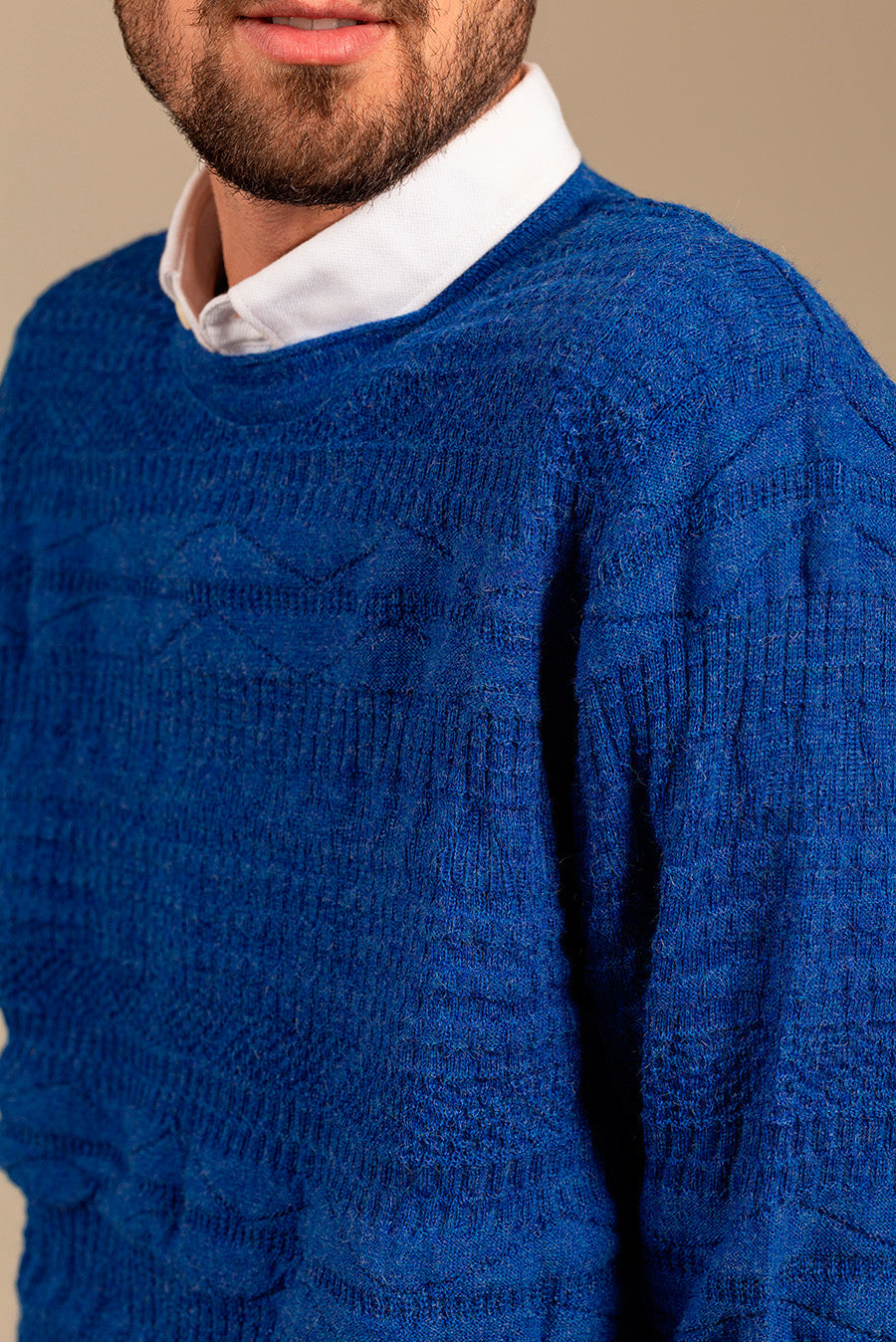 Uptown Sweater Baby Alpaca Color Bermuda