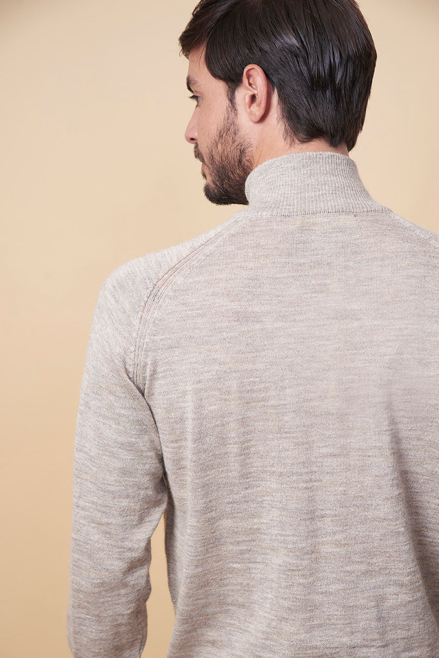 Uranio Sweater Sand Baby Alpaca Color Sand