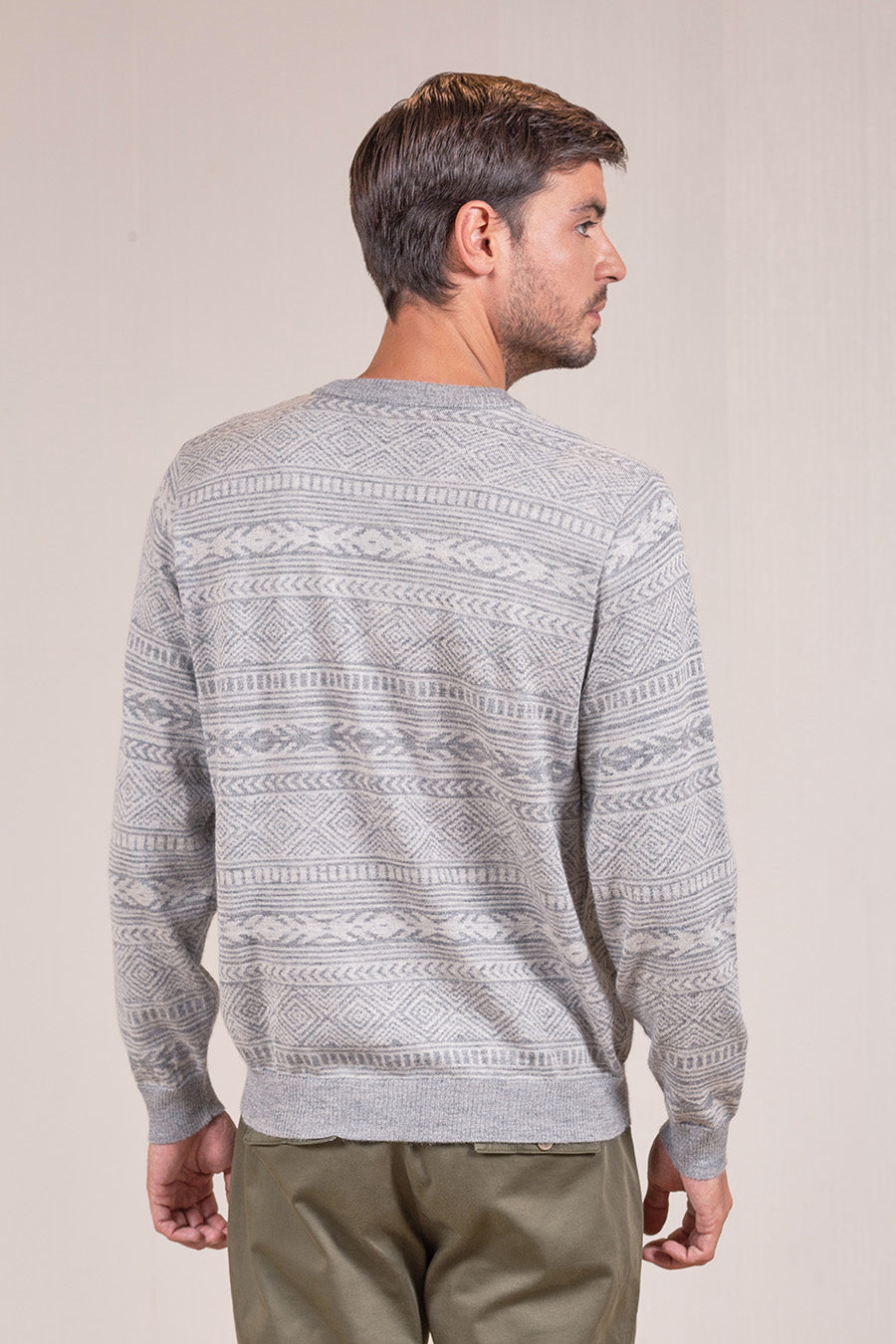 Valerio Sweater Baby Alpaca Color Ecru