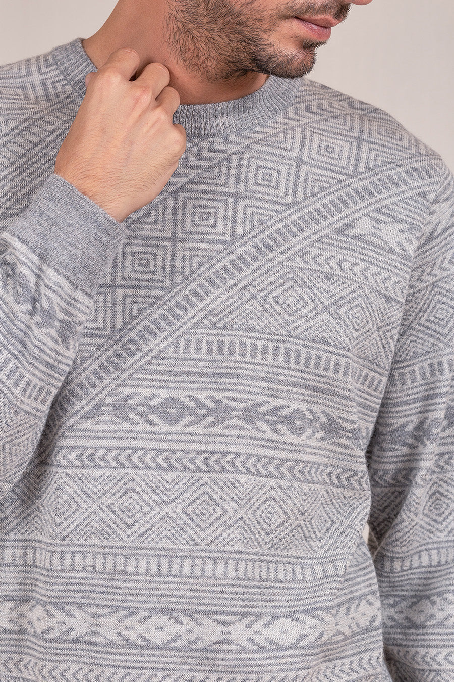 Valerio Sweater Baby Alpaca Color Ecru