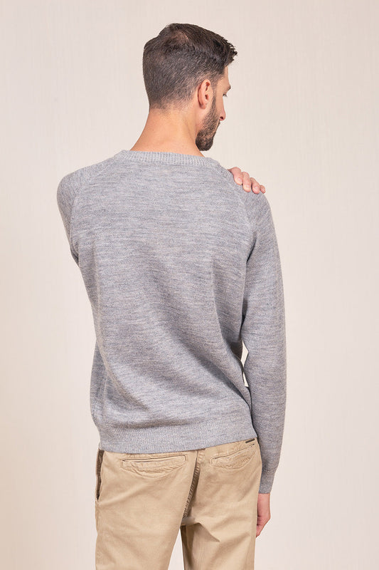 Jersey Vittorio Baby Alpaca Color Smoke&amp;Cumulos