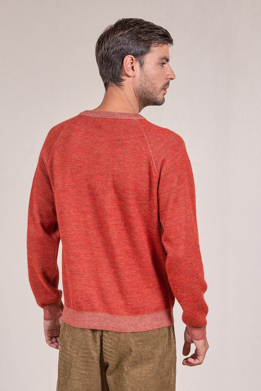 Suéter Vittorio Baby Alpaca Color Secoya&amp;Arena