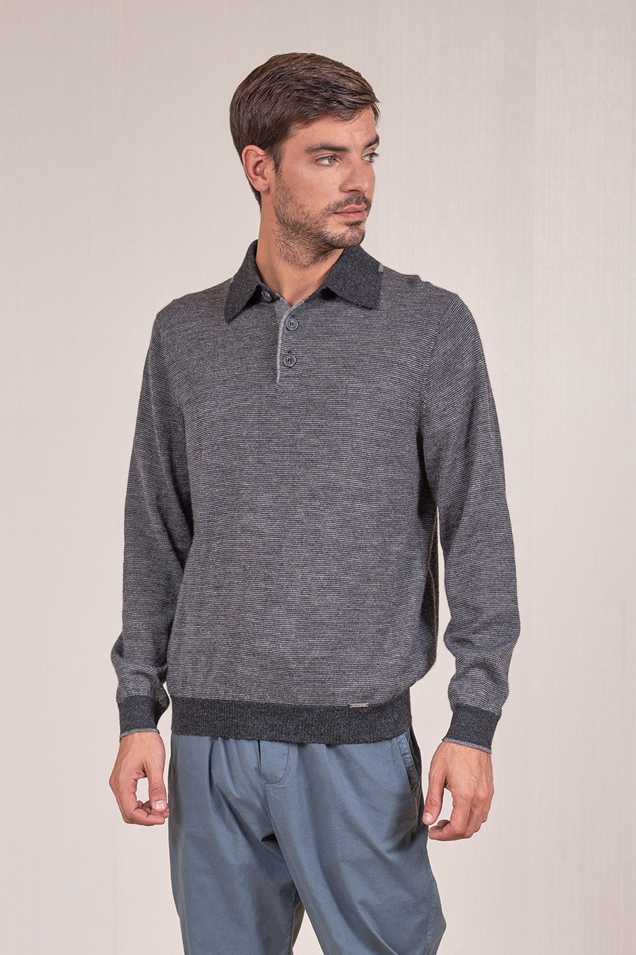 Suéter Virgilio Baby Alpaca Color Antracita&amp;Bentley