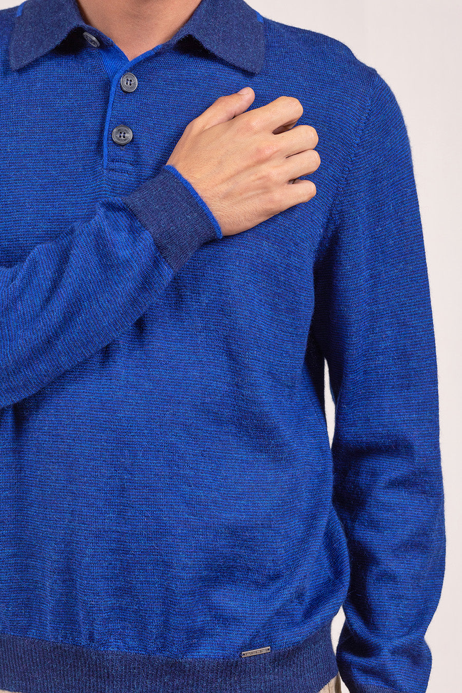 Suéter Virgilio Baby Alpaca Color Astral&amp;Blu