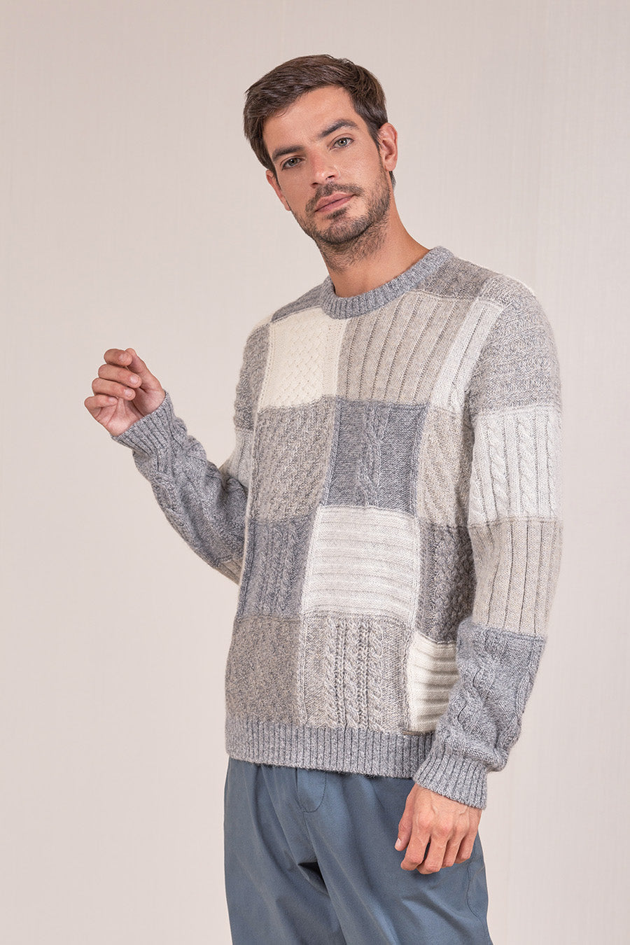 Suéter Vladivostock Baby Alpaca Color Humo