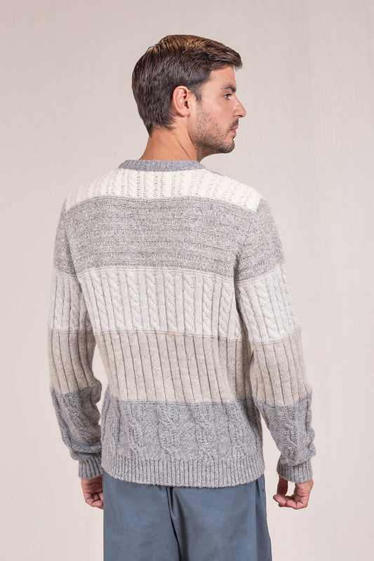 Suéter Vladivostock Baby Alpaca Color Humo