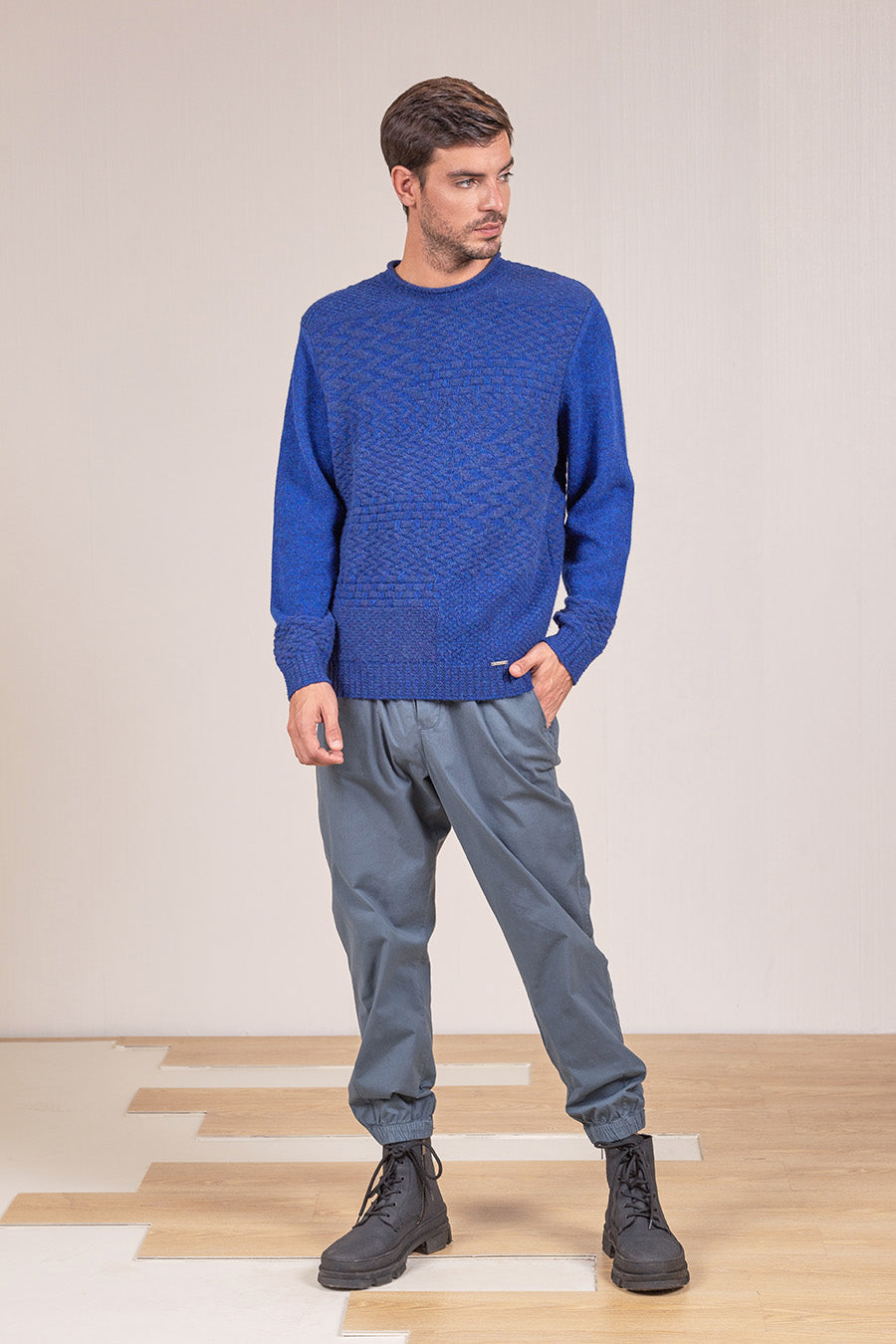 Suéter Vicente Baby Alpaca Color Astral &amp; Mazari