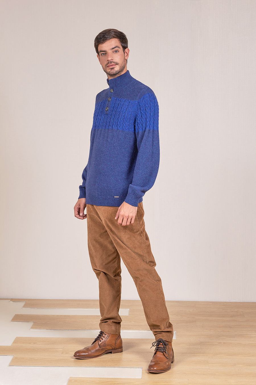 Vinatea Sweater Baby Alpaca Color Astral &amp; Mazari