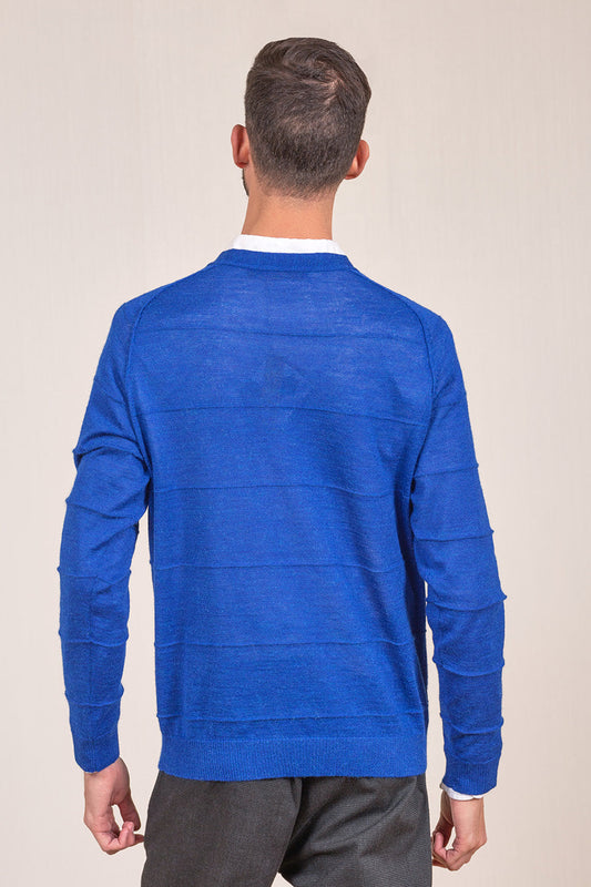 Suéter Versus Baby Alpaca Color Azul