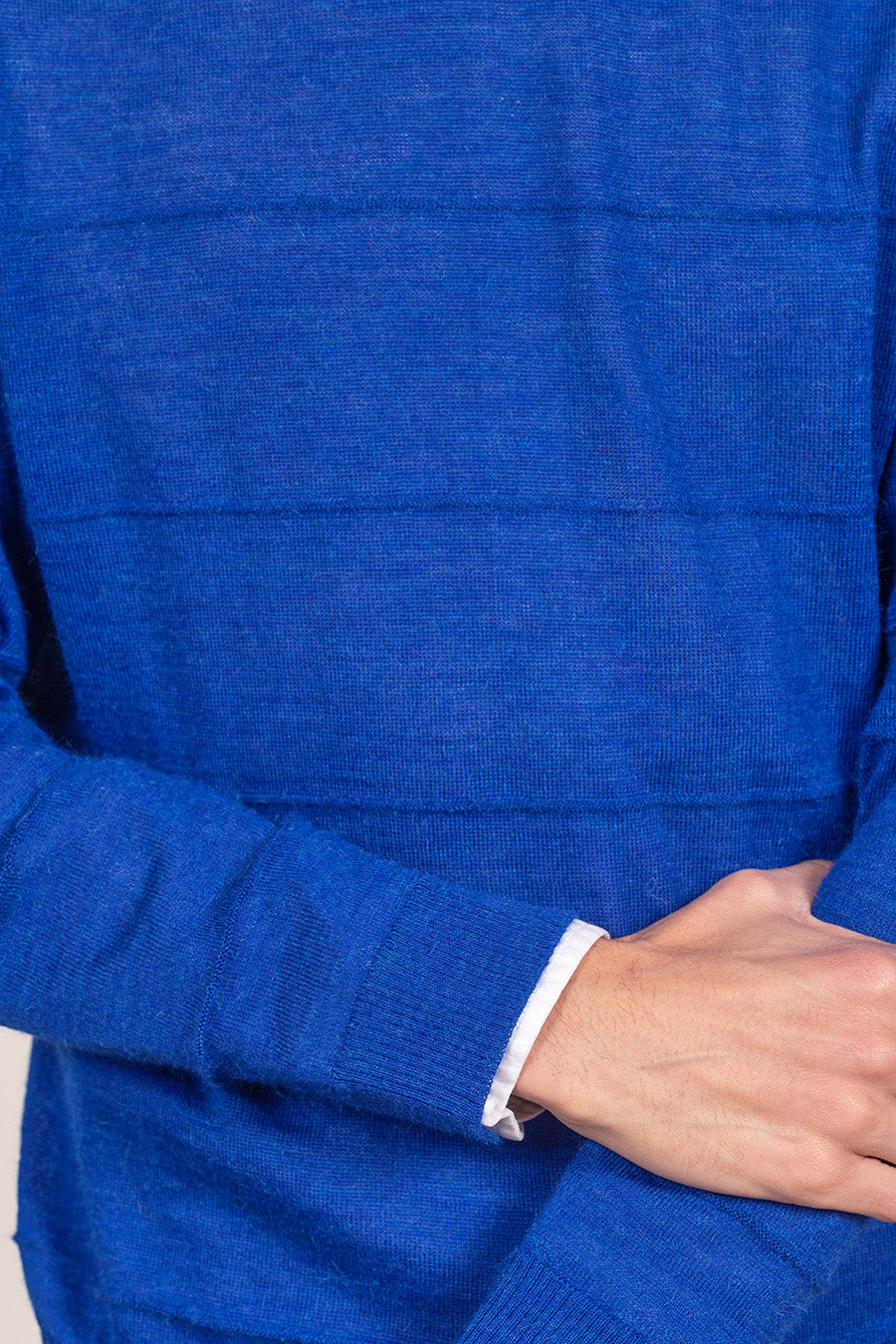 Suéter Versus Baby Alpaca Color Azul