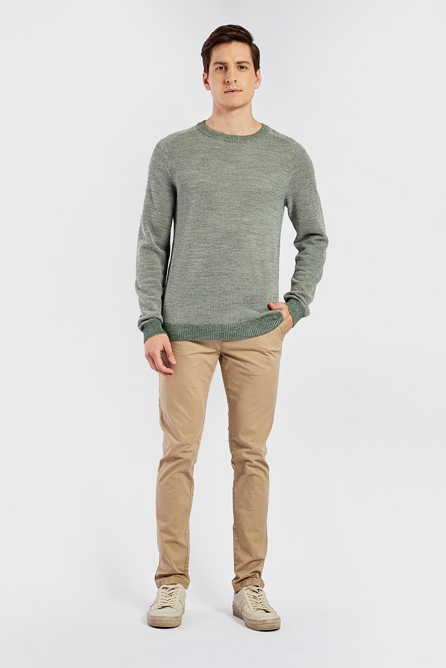 Vasano Sweater Camouflage & Penguin Baby Alpaca Color Camouflage