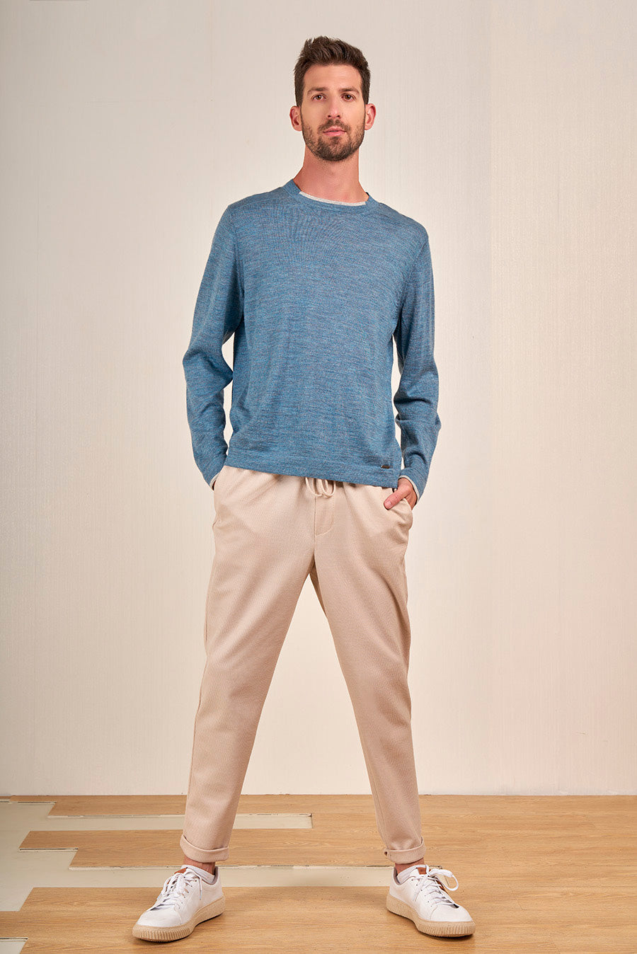 Vaudou Sweater Baby Alpaca Color Atardecer&penguin