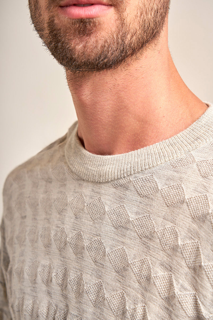 Vasquez Sweater Baby Alpaca Color Ecru