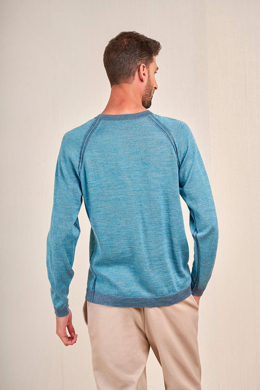 Velarde Sweater Baby Alpaca Color Fidji&atardecer