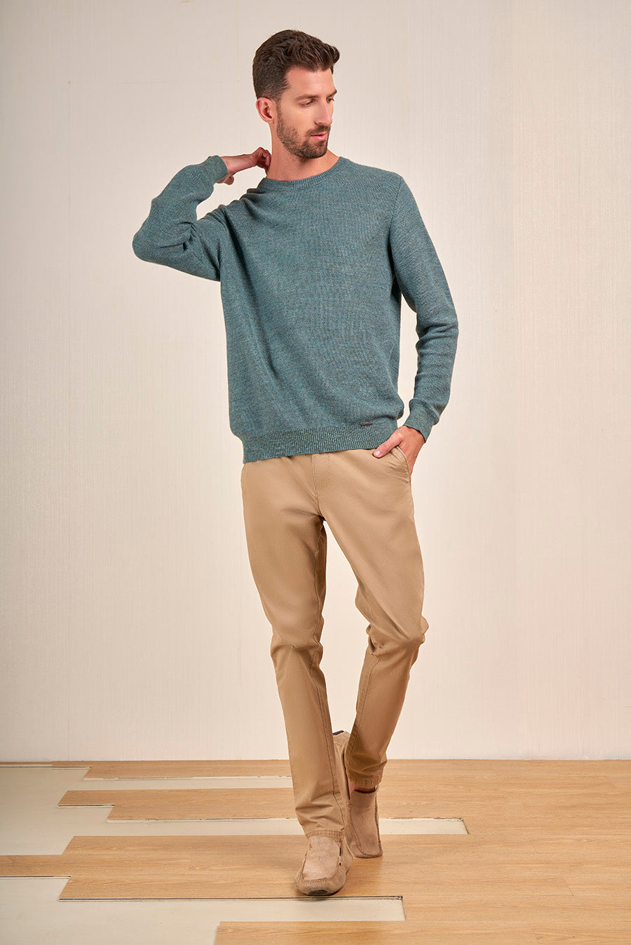 Varec Sweater Camouflage&Atardecer Baby Alpaca Color Camouflage