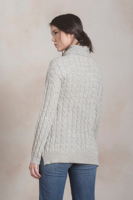 Petra Sweater Alpaca Color — Lluvia