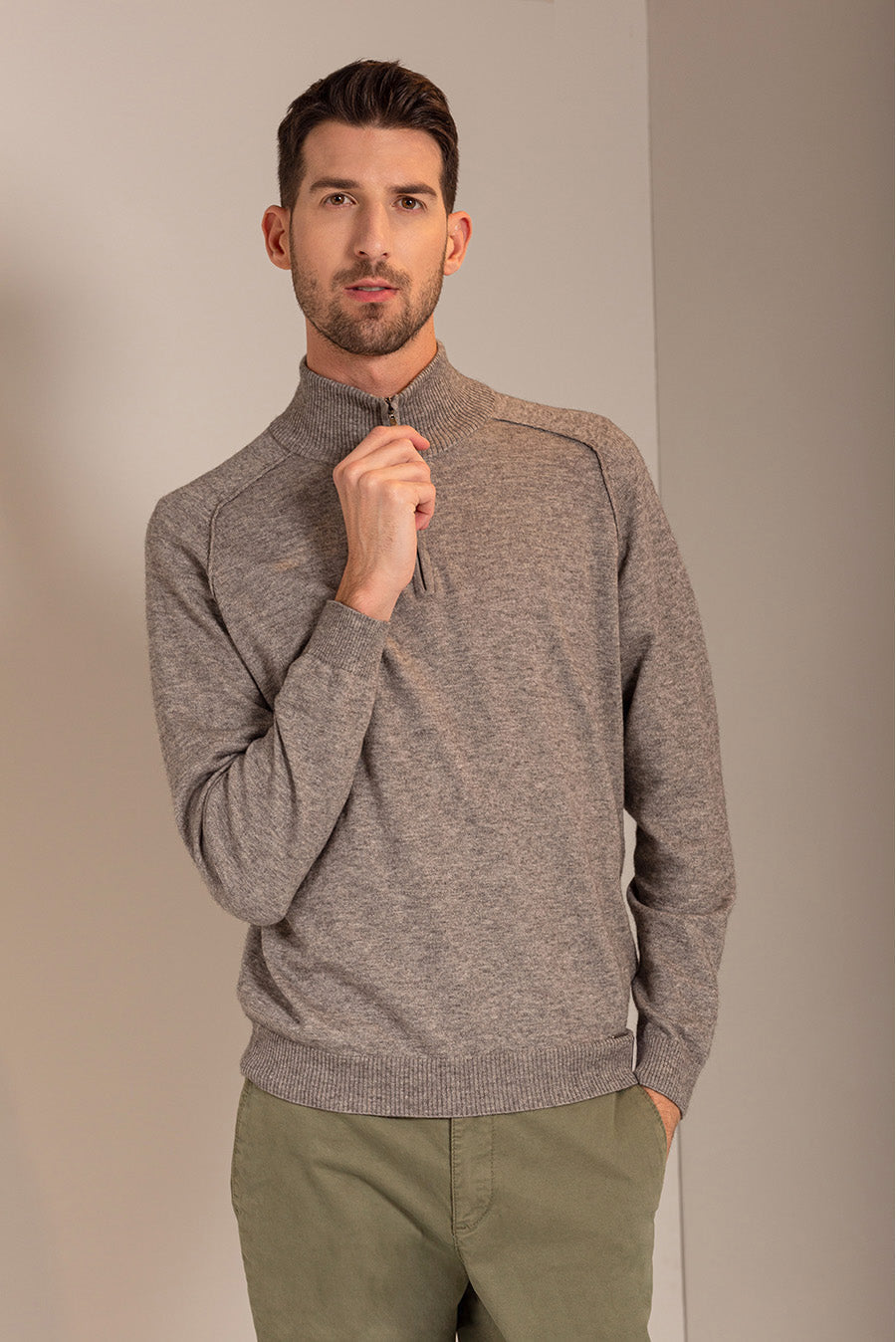 Umano Sweater Cotton Orgánico Color Paloma