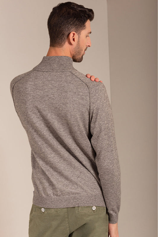 Umano Sweater Algodón Orgánico Color Paloma