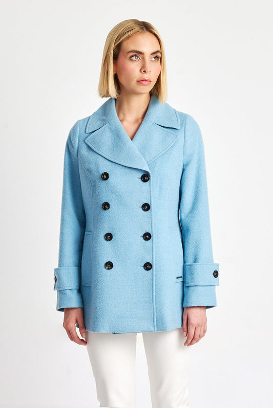 Abrigo Peacoat Baby Alpaca Color Dream