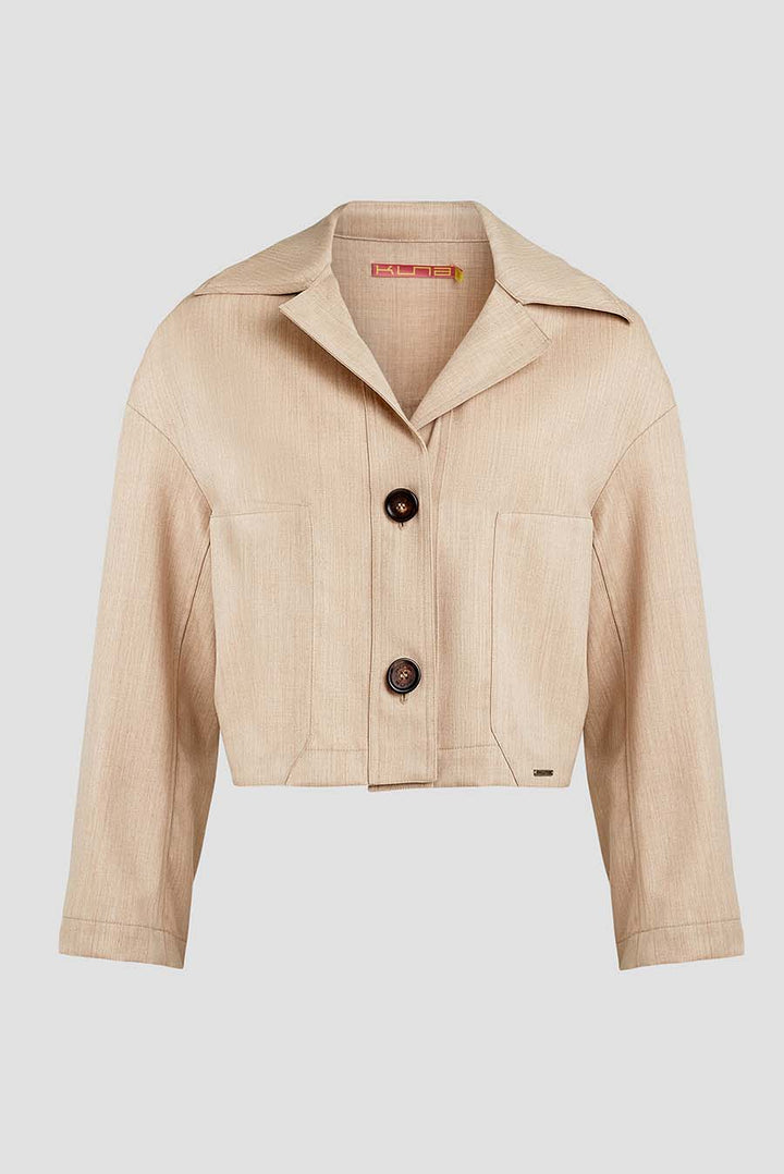 Abrigo Williamin Lana &amp; Baby Alpaca Color Beige