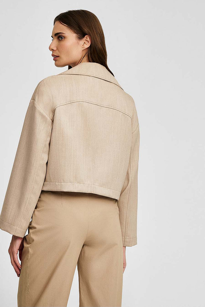 Abrigo Williamin Lana &amp; Baby Alpaca Color Beige