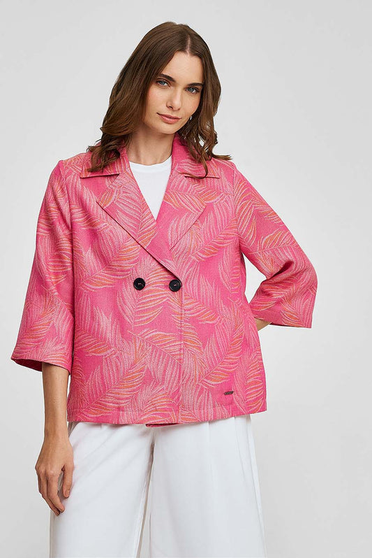 Abrigo Witness Baby Alpaca Color Fucsia