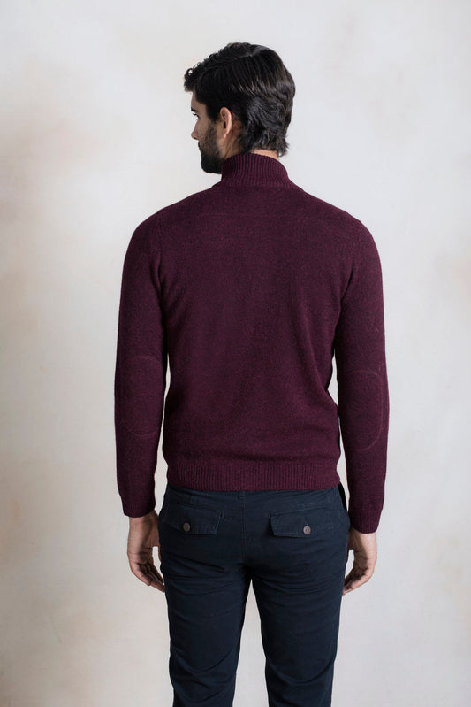 Cárdigan Ricardo Baby Alpaca Color Amargo