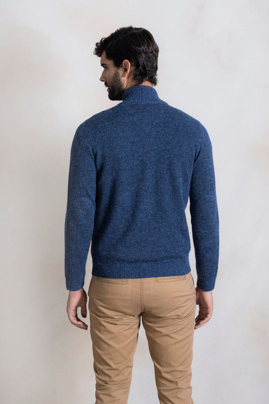 Cárdigan Ricardo Baby Alpaca Color Tormenta