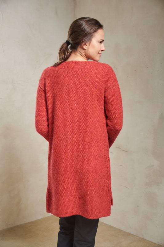 Cárdigan Silene Baby Alpaca Color Tudor