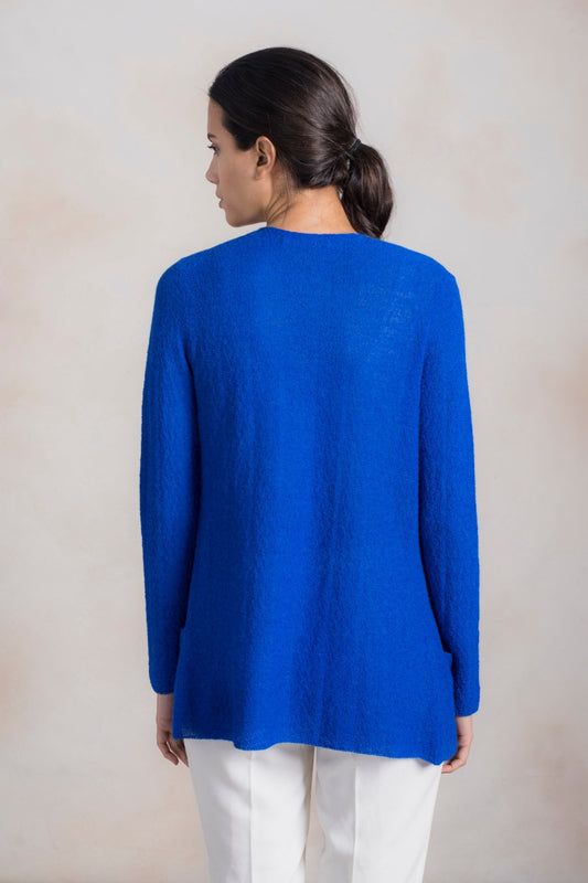 Cárdigan Revolve Baby Alpaca Color Sonic