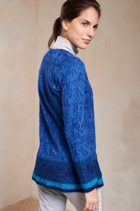 Cárdigan Salsa Baby Alpaca Color Astral