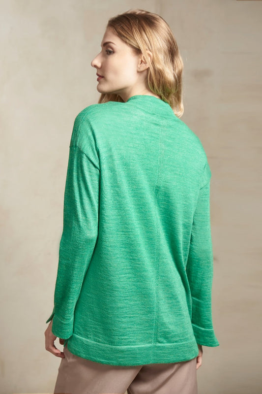Cárdigan Santorini Baby Alpaca Color Menta
