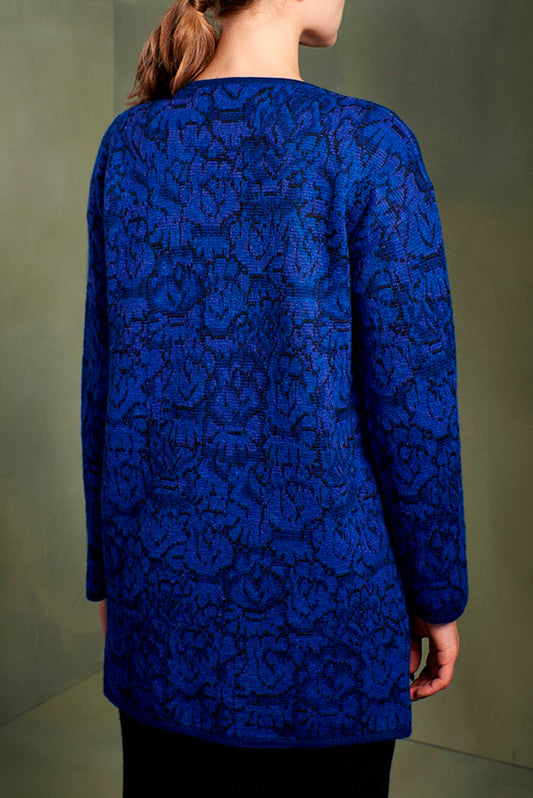 Cardigan Tapay Baby Alpaca Color Cadete