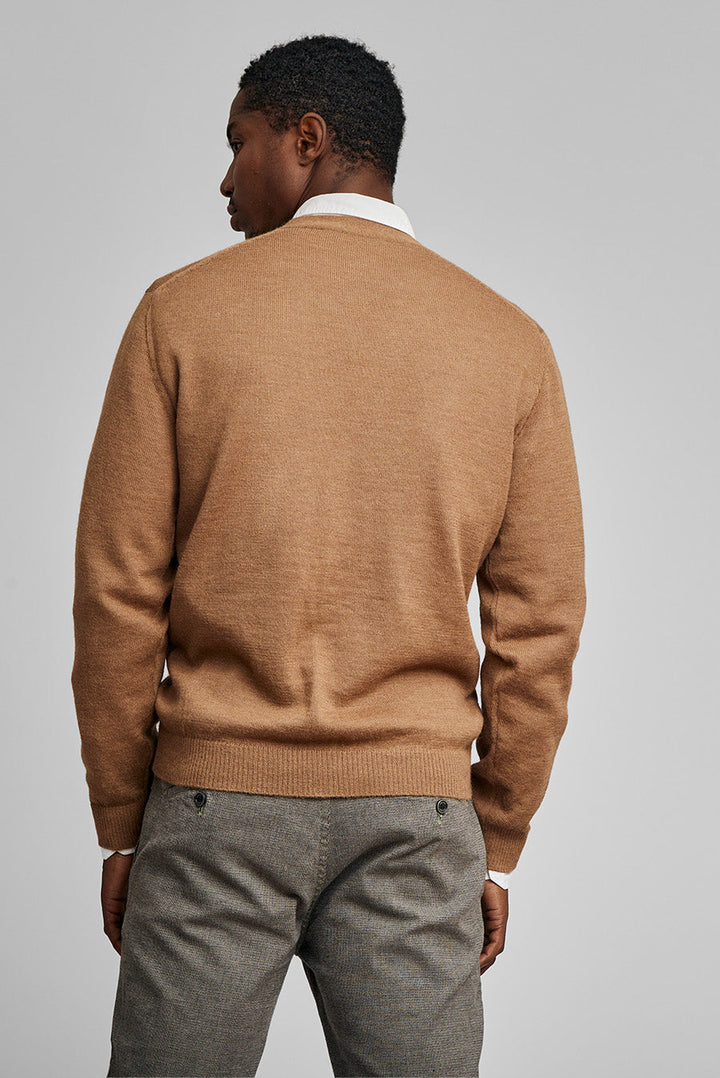 Cárdigan Antony Baby Alpaca Color Camel