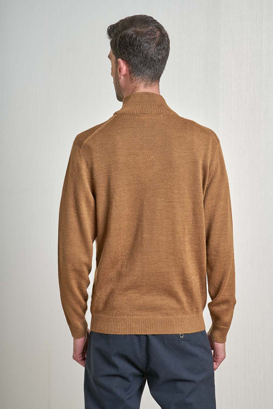 Cárdigan Andreas Baby Alpaca Color Vicuña