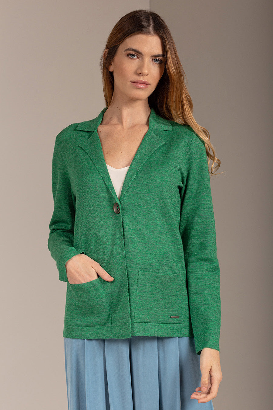 Usola Cardigan Baby Alpaca Color Tropical