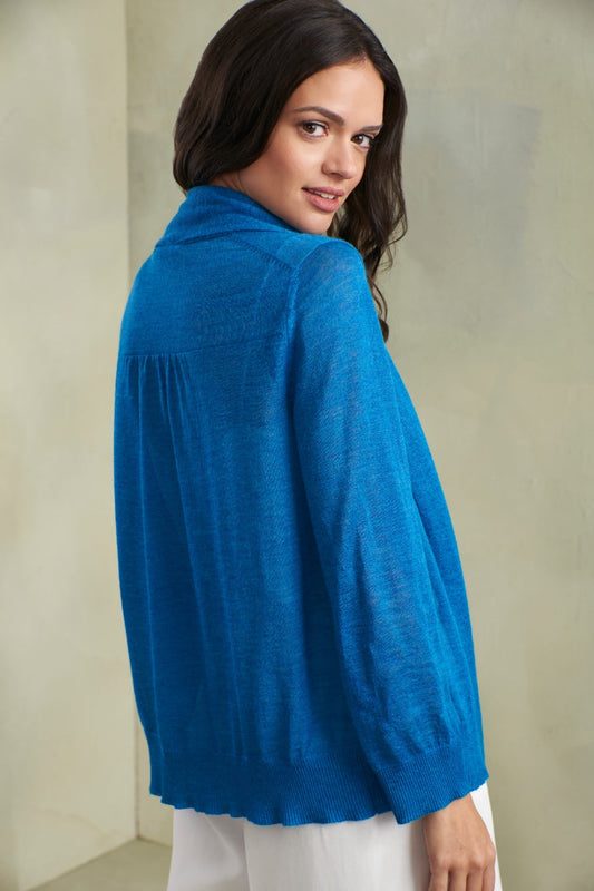 Cárdigan Thalassa Baby Alpaca Color Atenas