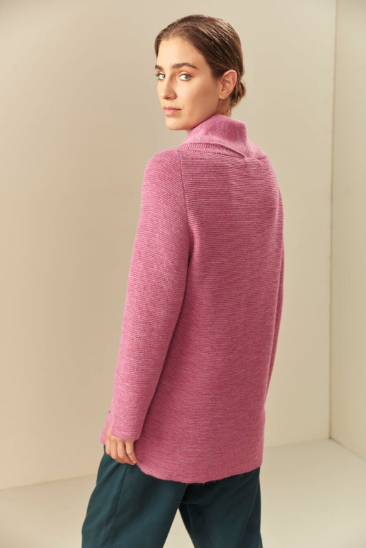 Cardigan Uchunku Baby Alpaca Color Damasco
