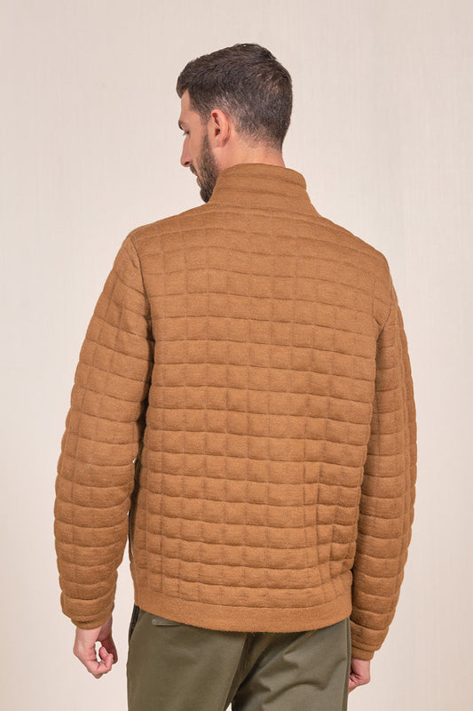 Usain Cardigan Bebé Alpaca y Algodón Color Vicuña