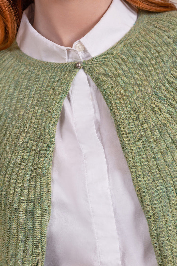 Cárdigan Vanda Baby Alpaca Color Hoja