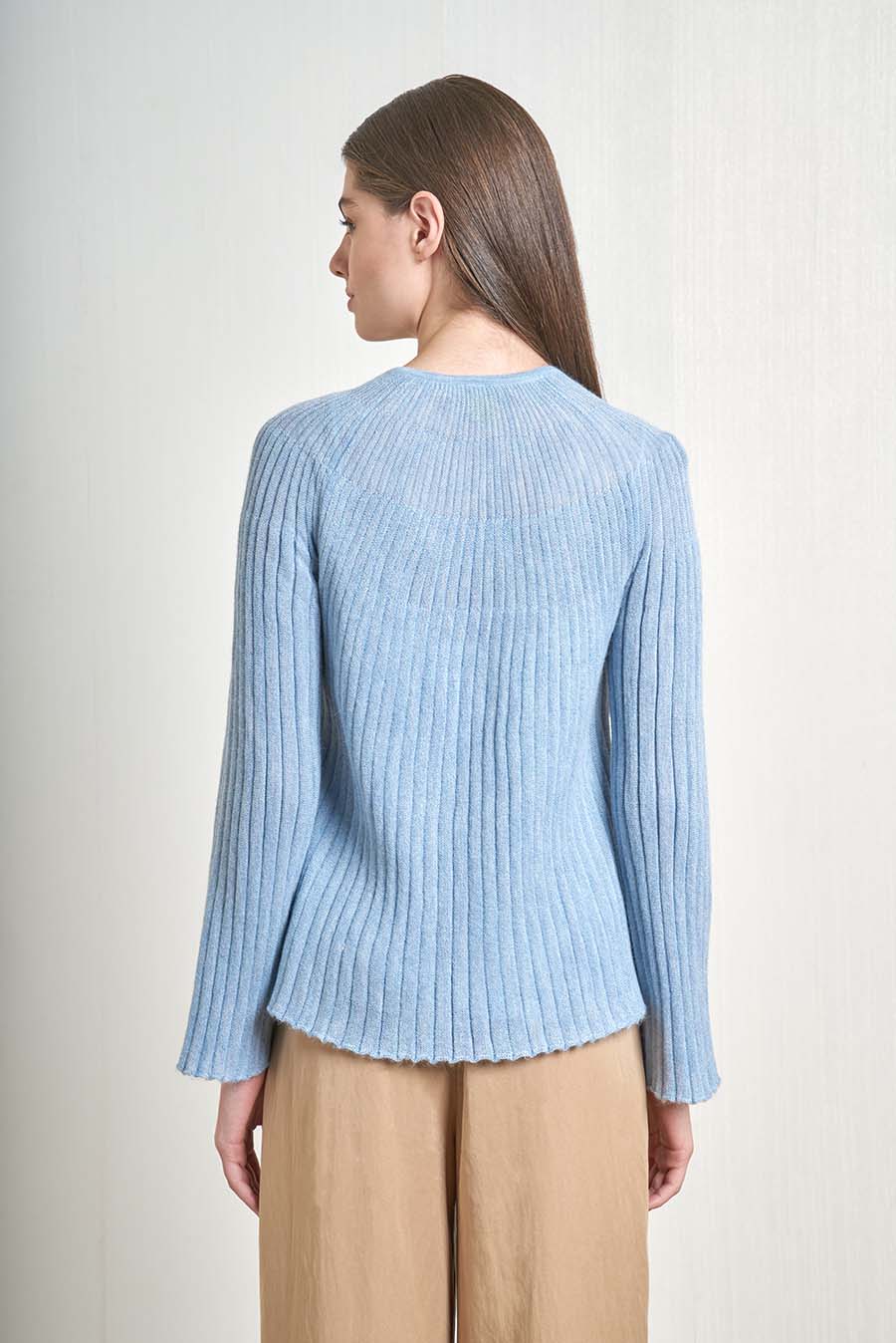 Vanda Cardigan Baby Alpaca Color Nuvola