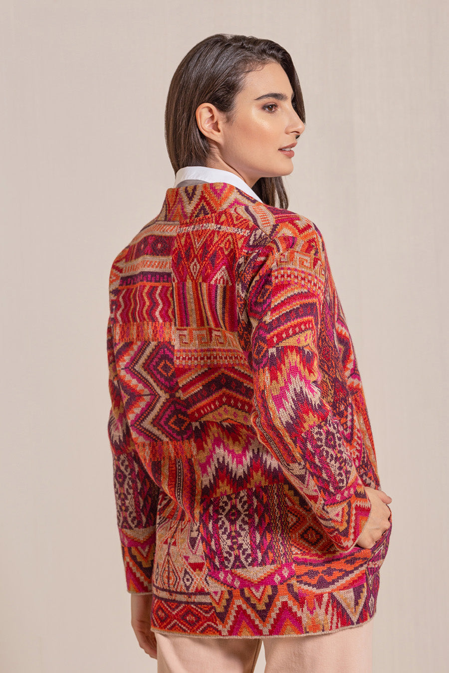 Varese Cardigan Baby Alpaca Color Rosso