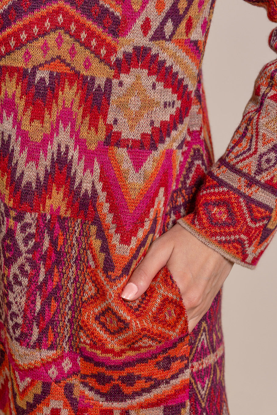 Varese Cardigan Baby Alpaca Color Rosso